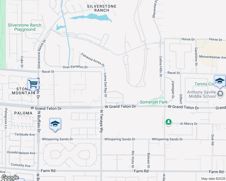 map of restaurants, bars, coffee shops, grocery stores, and more near 7116 Estrella De Mar Avenue in Las Vegas
