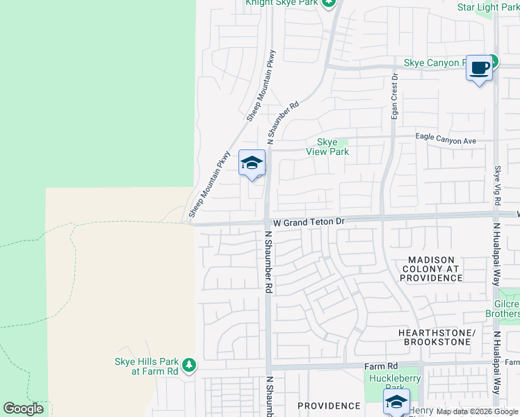 map of restaurants, bars, coffee shops, grocery stores, and more near 8036 Foxfield Springs Street in Las Vegas