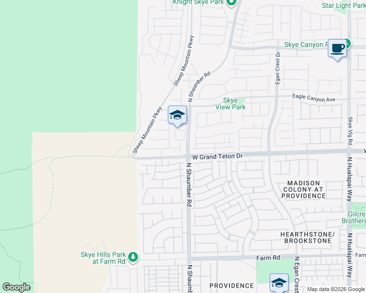 map of restaurants, bars, coffee shops, grocery stores, and more near 8048 Foxfield Springs Street in Las Vegas