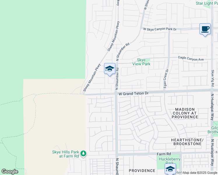 map of restaurants, bars, coffee shops, grocery stores, and more near 8048 Skye Dragon Street in Las Vegas