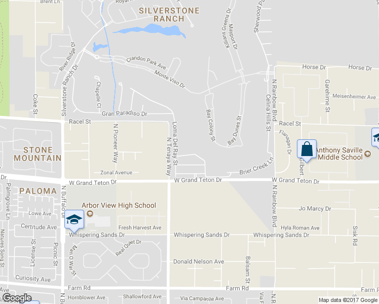 map of restaurants, bars, coffee shops, grocery stores, and more near 7112 Estrella De Mar Avenue in Las Vegas