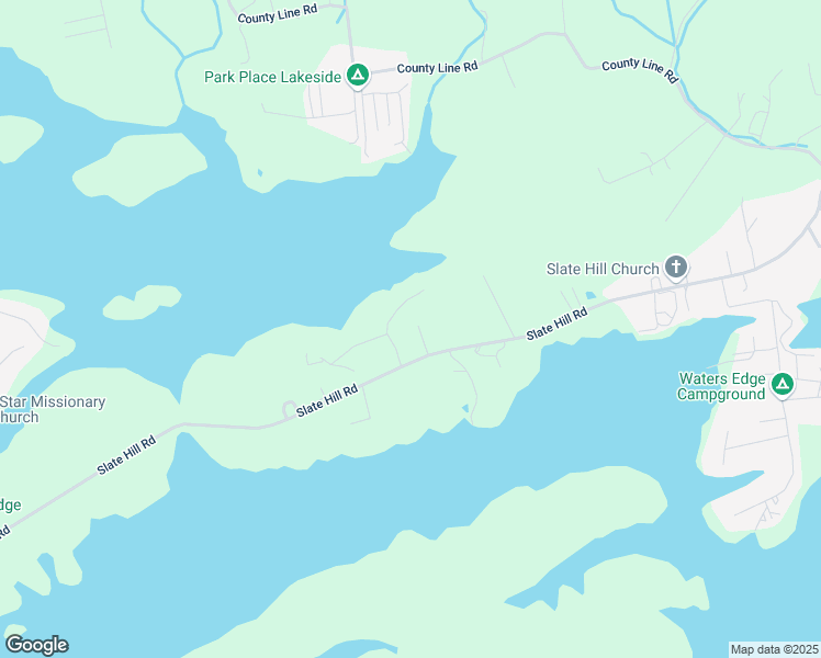 map of restaurants, bars, coffee shops, grocery stores, and more near 1940 Slate Hill Road in Mooresburg
