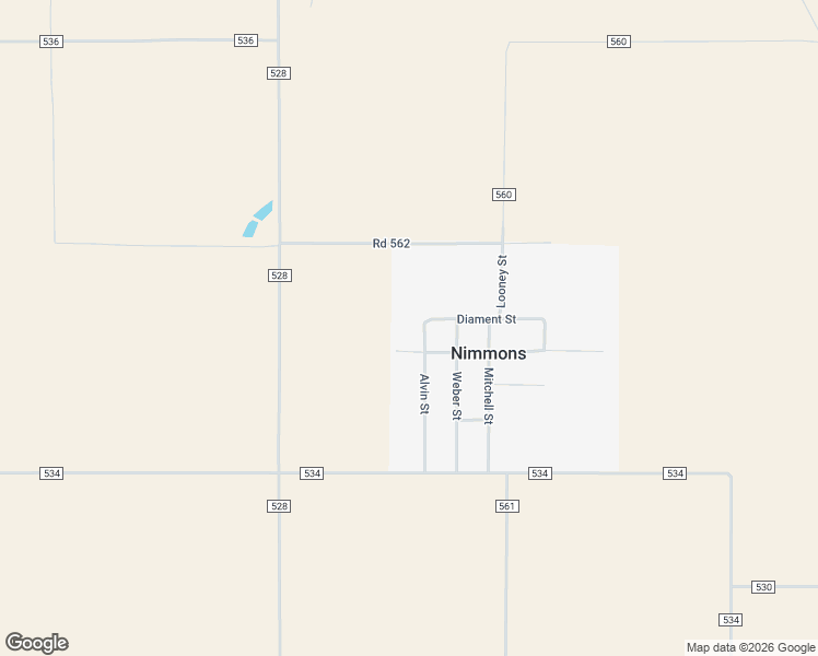 map of restaurants, bars, coffee shops, grocery stores, and more near 405 Alvin Street in Rector