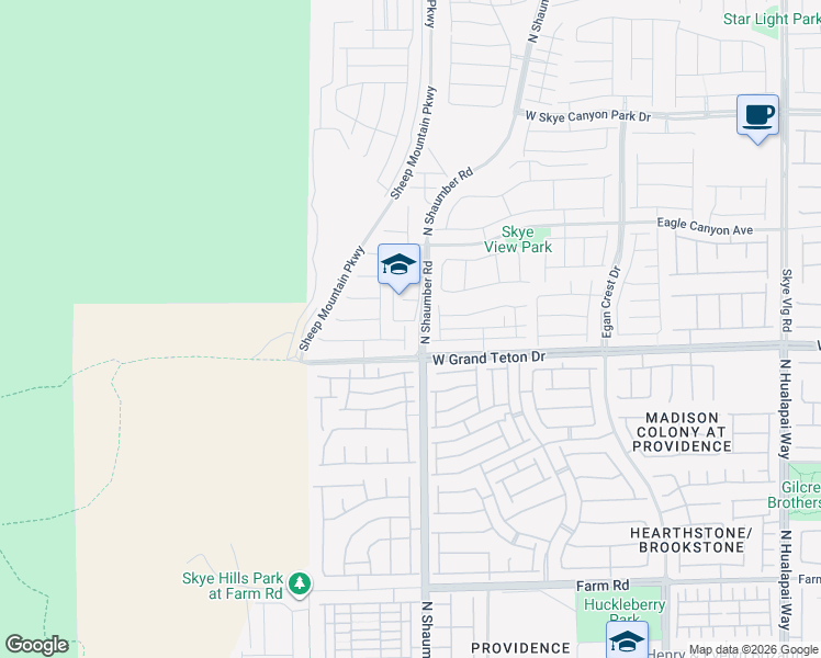 map of restaurants, bars, coffee shops, grocery stores, and more near 8048 Foxfield Springs Street in Las Vegas