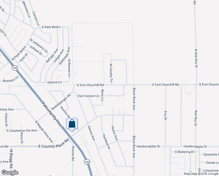 map of restaurants, bars, coffee shops, grocery stores, and more near 841 Fort Churchill Road in Pahrump