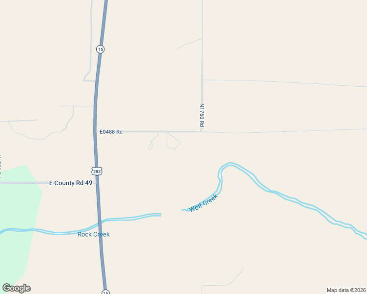 map of restaurants, bars, coffee shops, grocery stores, and more near E0488 Road in Shattuck