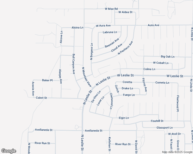 map of restaurants, bars, coffee shops, grocery stores, and more near West Colina Lane in Pahrump