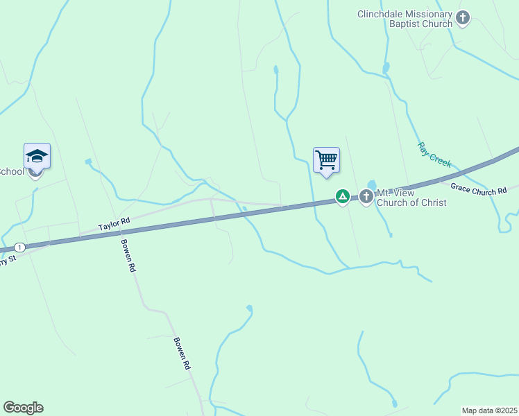 map of restaurants, bars, coffee shops, grocery stores, and more near 2805 U.S. 11W in Rutledge