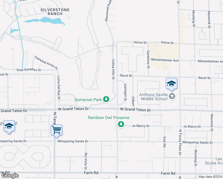 map of restaurants, bars, coffee shops, grocery stores, and more near 8069 Celina Hills Street in Las Vegas