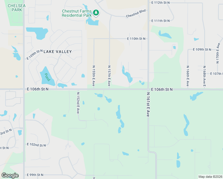map of restaurants, bars, coffee shops, grocery stores, and more near 15618 East 490 Road in Owasso