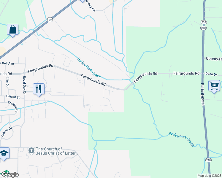 map of restaurants, bars, coffee shops, grocery stores, and more near 111 Cactus Cove in Paris