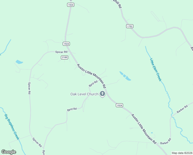 map of restaurants, bars, coffee shops, grocery stores, and more near 6053 Austin Little Mountain Road in Elkin