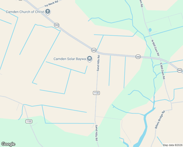 map of restaurants, bars, coffee shops, grocery stores, and more near 130 Sand Hills Road in Camden