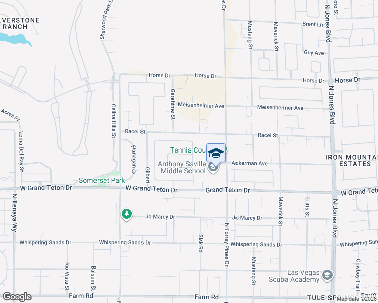 map of restaurants, bars, coffee shops, grocery stores, and more near 6538 Golden Bit Avenue in Las Vegas