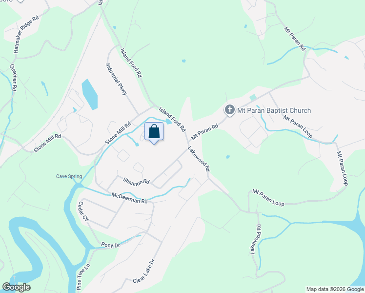 map of restaurants, bars, coffee shops, grocery stores, and more near 130 Shannons Road in Jacksboro