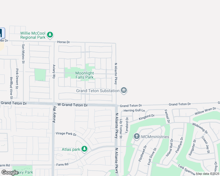 map of restaurants, bars, coffee shops, grocery stores, and more near 8048 Slate Falls Street in North Las Vegas