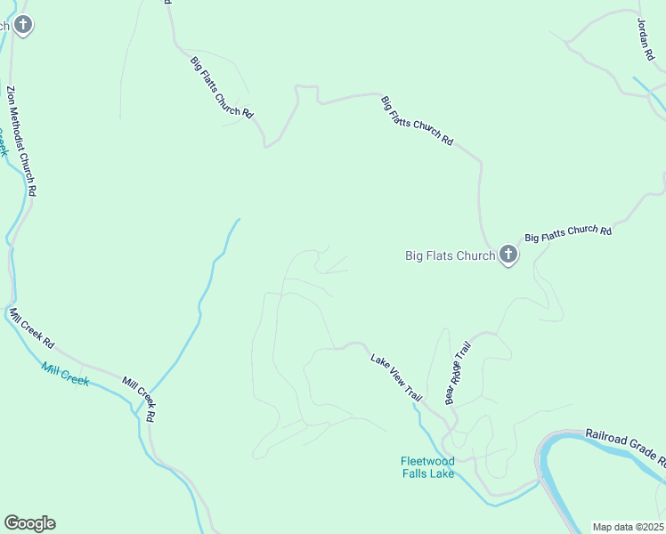 map of restaurants, bars, coffee shops, grocery stores, and more near Grandfather Trail in Ashe County