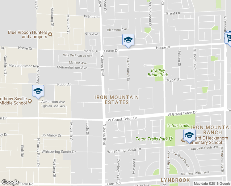 map of restaurants, bars, coffee shops, grocery stores, and more near 5905 Castleberry Peak Avenue in Las Vegas