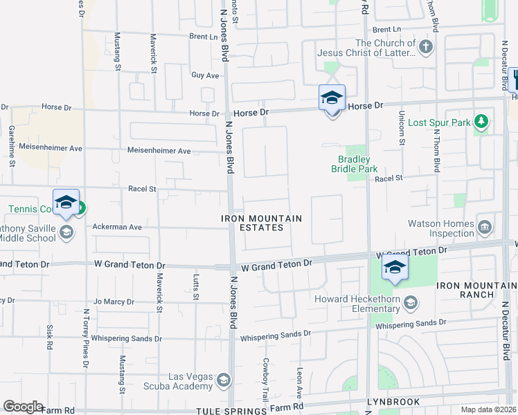 map of restaurants, bars, coffee shops, grocery stores, and more near 5905 Castleberry Peak Avenue in Las Vegas