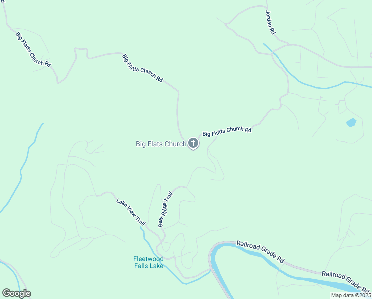 map of restaurants, bars, coffee shops, grocery stores, and more near 2383 Big Flatts Church Road in Fleetwood