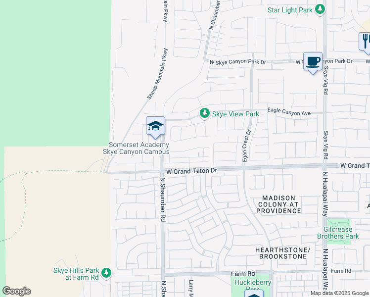 map of restaurants, bars, coffee shops, grocery stores, and more near 10618 Sariah Skye Avenue in Las Vegas