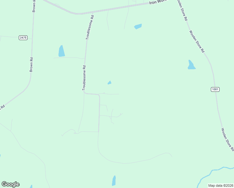 map of restaurants, bars, coffee shops, grocery stores, and more near 499 Troublesome Road in Reidsville