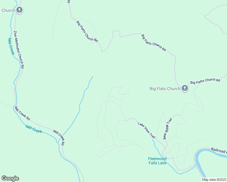 map of restaurants, bars, coffee shops, grocery stores, and more near 134 Grandfather Trail in Fleetwood