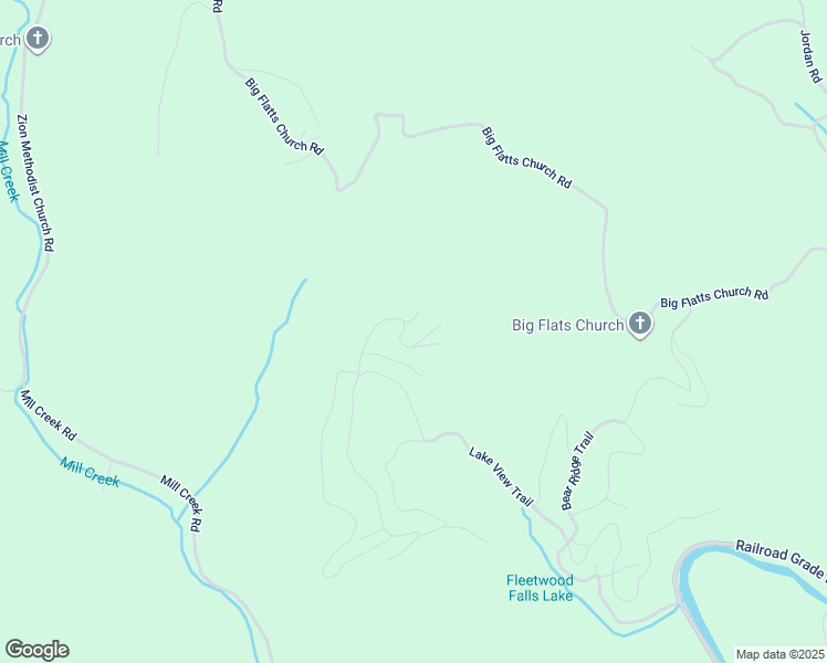 map of restaurants, bars, coffee shops, grocery stores, and more near 105 Grandfather Trail in Fleetwood