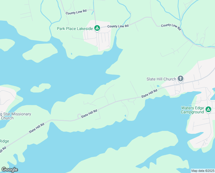 map of restaurants, bars, coffee shops, grocery stores, and more near 1940 Slate Hill Road in Mooresburg