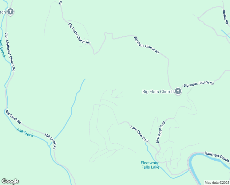 map of restaurants, bars, coffee shops, grocery stores, and more near 105 Grandfather Trail in Fleetwood