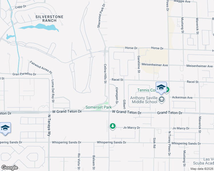 map of restaurants, bars, coffee shops, grocery stores, and more near 8116 Celina Hills Street in Las Vegas