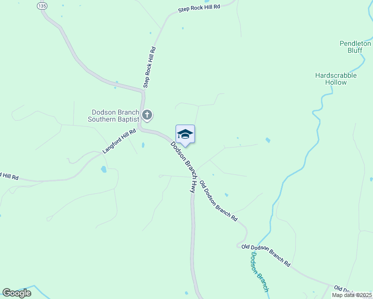 map of restaurants, bars, coffee shops, grocery stores, and more near 16221 Dodson Branch Highway in Cookeville