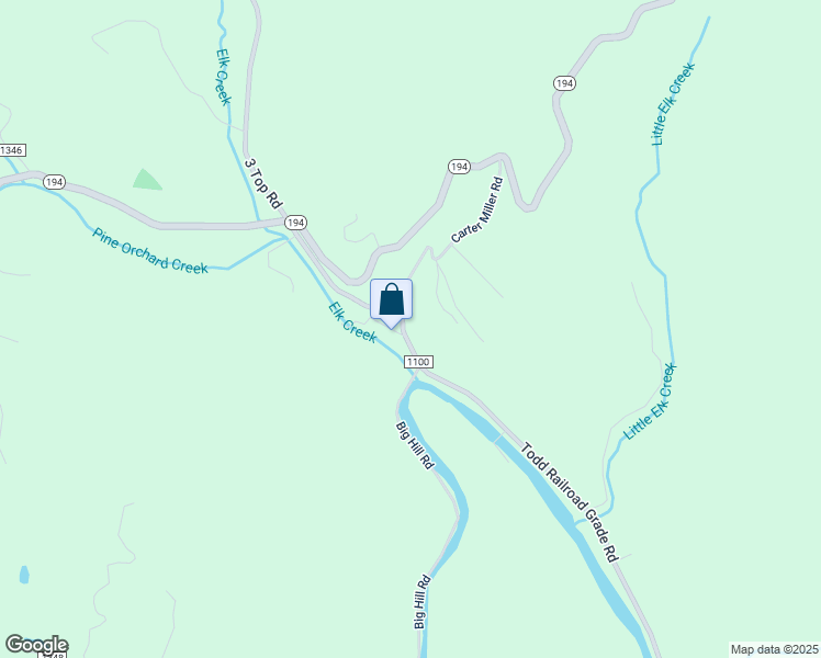 map of restaurants, bars, coffee shops, grocery stores, and more near 3888 Todd Railroad Grade Road in Todd