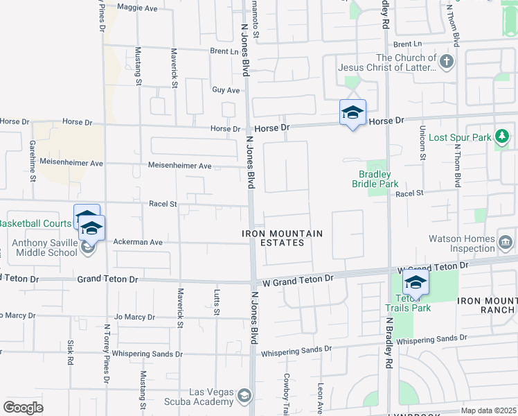 map of restaurants, bars, coffee shops, grocery stores, and more near 8125 Soledad Canyon Street in Las Vegas