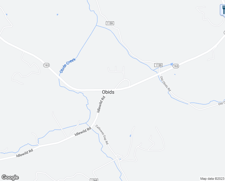 map of restaurants, bars, coffee shops, grocery stores, and more near 134 Idlewild Road in West Jefferson