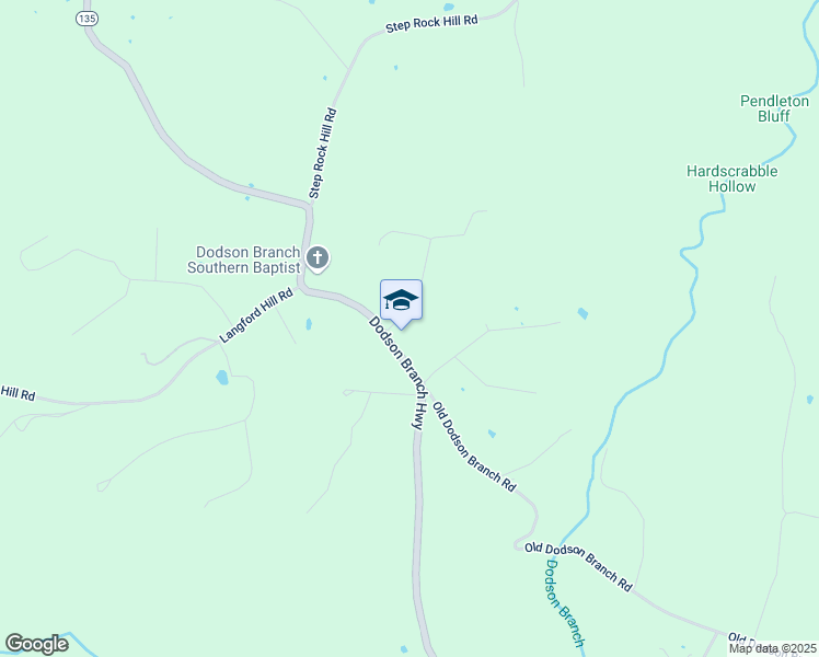 map of restaurants, bars, coffee shops, grocery stores, and more near 16221 Dodson Branch Highway in Cookeville