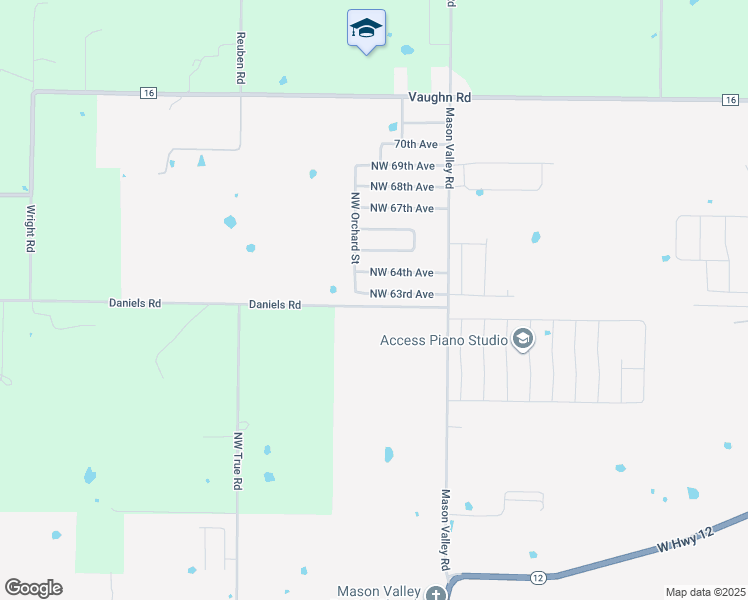 map of restaurants, bars, coffee shops, grocery stores, and more near 817 Northwest 63rd Avenue in Bentonville