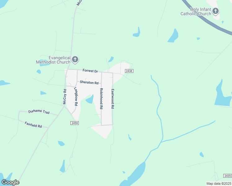 map of restaurants, bars, coffee shops, grocery stores, and more near 703 Eastwood Road in Reidsville
