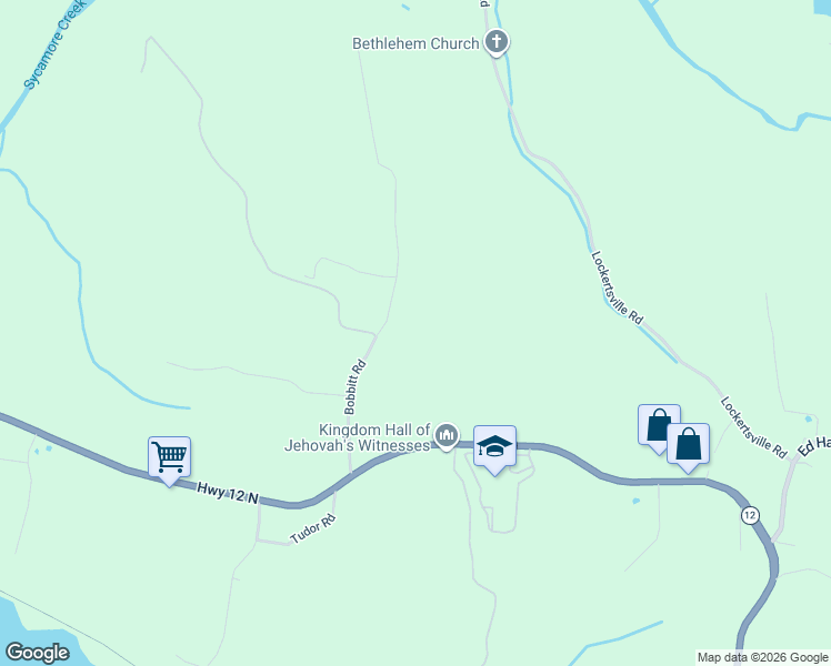 map of restaurants, bars, coffee shops, grocery stores, and more near 634 Bobbitt Road in Ashland City