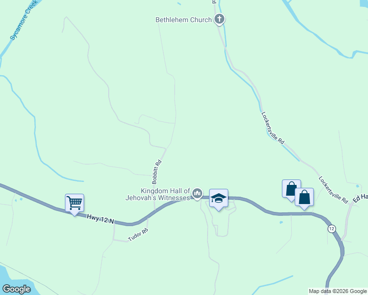 map of restaurants, bars, coffee shops, grocery stores, and more near 634 Bobbitt Road in Ashland City
