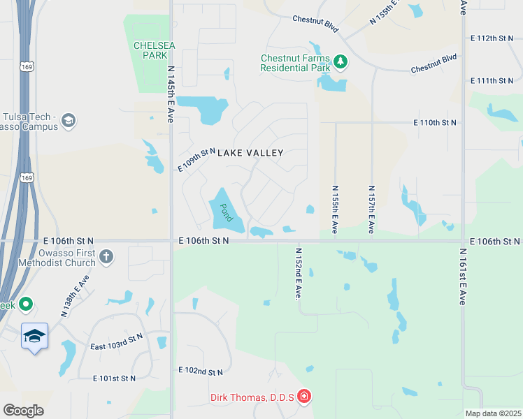 map of restaurants, bars, coffee shops, grocery stores, and more near 10712 North 153rd East Avenue in Owasso