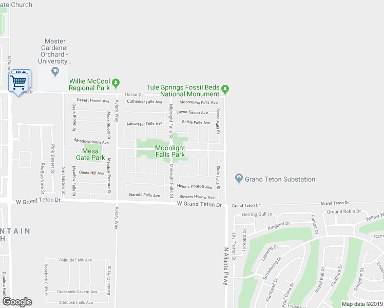 map of restaurants, bars, coffee shops, grocery stores, and more near 3840 Kilgores Rocks Avenue in North Las Vegas