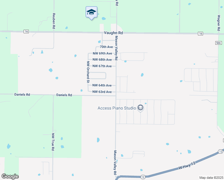 map of restaurants, bars, coffee shops, grocery stores, and more near 701 Northwest 63rd Avenue in Bentonville