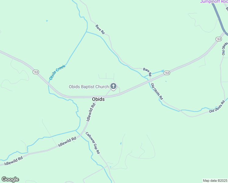 map of restaurants, bars, coffee shops, grocery stores, and more near 194 Obids Baptist Church Road in West Jefferson