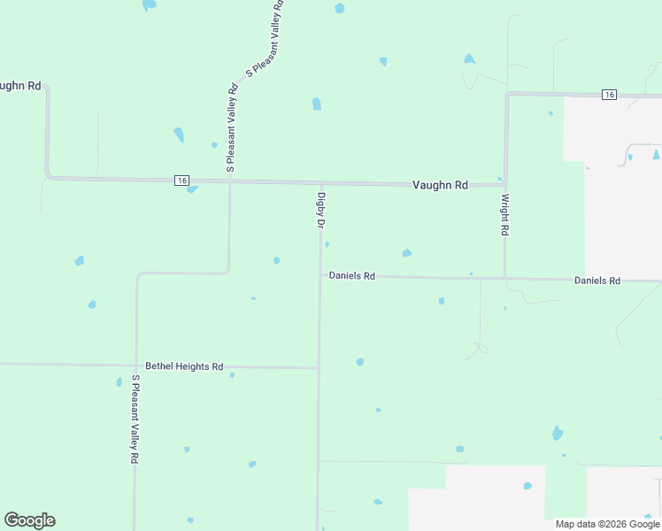 map of restaurants, bars, coffee shops, grocery stores, and more near 15168 Daniels Road in Bentonville