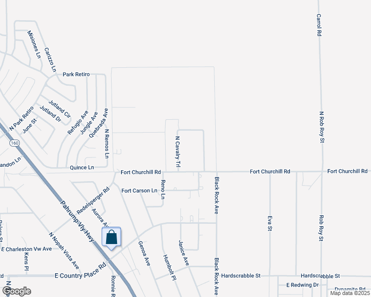 map of restaurants, bars, coffee shops, grocery stores, and more near 6101 Cavalry tr in Pahrump