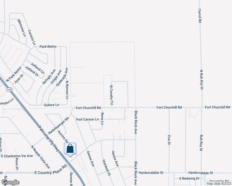 map of restaurants, bars, coffee shops, grocery stores, and more near 6101 Cavalry tr in Pahrump