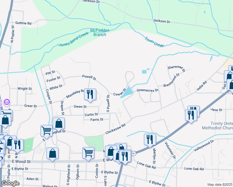 map of restaurants, bars, coffee shops, grocery stores, and more near 1013 Cowan Street in Paris