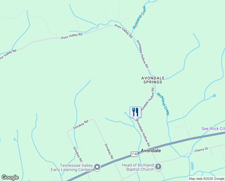 map of restaurants, bars, coffee shops, grocery stores, and more near in Avondale