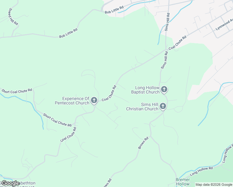 map of restaurants, bars, coffee shops, grocery stores, and more near 343 Coal Chute Road in Elizabethton